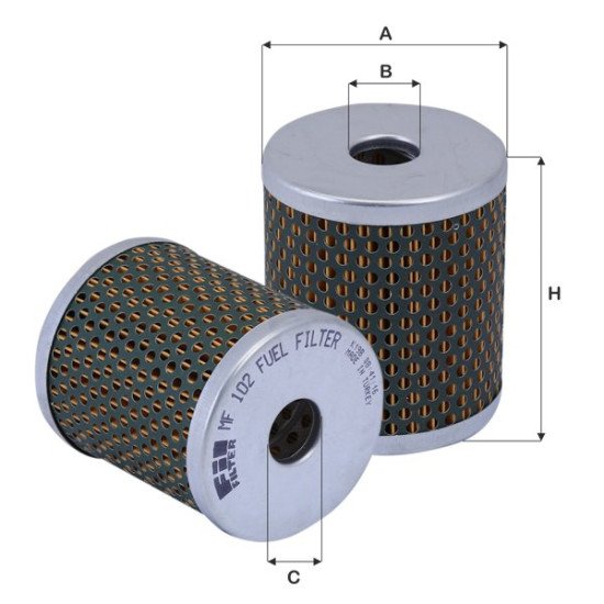 Fil Filter MF 102 Yakıt Filtresi | FORD / MASSEY FERGUSON Referanslı