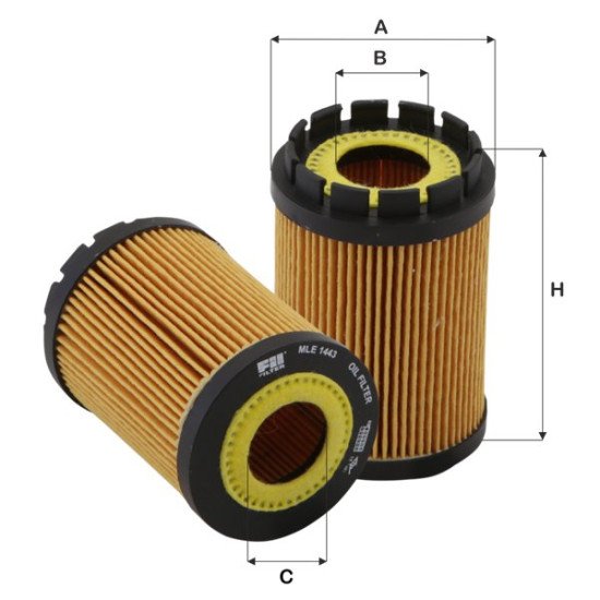 Fil Filter MLE 1443 Yağ Filtresi | FORD / RENAULT TRUCKS (OKELIA) Referanslı