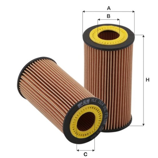 Fil Filter MLE 1514 Yağ Filtresi | JCB / LOMBARDINI Referanslı