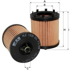 Fil Filter MLE 1520 Yağ Filtresi | GENERAL MOTORS / OPEL Referanslı