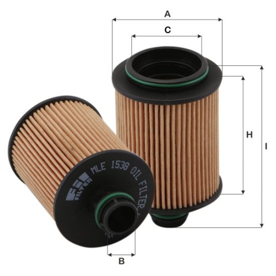 Fil Filter MLE 1538 Yağ Filtresi | FIAT / OPEL Referanslı