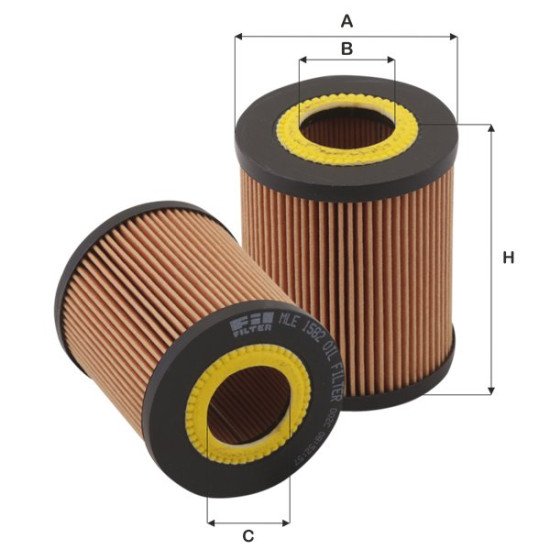 Fil Filter MLE 1582 Yağ Filtresi | FORD / LAND ROVER Referanslı