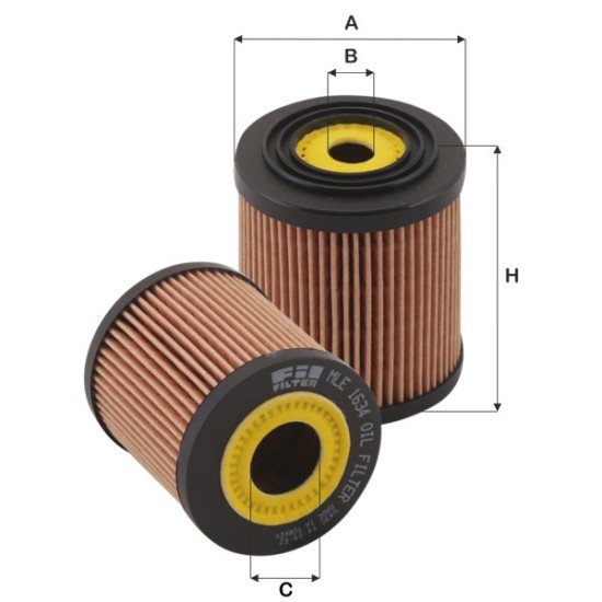 Fil Filter MLE 1634 Yağ Filtresi | BMW / FIAT Referanslı