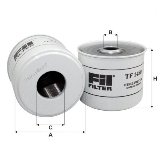 Fil Filter TF 1480 Yakıt Filtresi | PERKINS / AGCO PARTS Referanslı