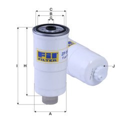 Fil Filter ZP 05 DF Yakıt Filtresi | BMW / ROVER Referanslı