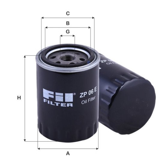 Fil Filter ZP 06 E Yağ Filtresi | FORD / CITROËN Referanslı