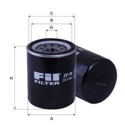 Fil Filter ZP 09 Yağ Filtresi | MAZDA / KOBELCO Referanslı