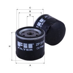 Fil Filter ZP 21 A Yağ Filtresi | CITROËN / FORD Referanslı