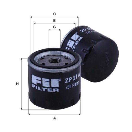 Fil Filter ZP 21 A Yağ Filtresi | CITROËN / FORD Referanslı