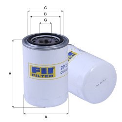 Fil Filter ZP 22 Yağ Filtresi | CUMMINS / KOMATSU Referanslı