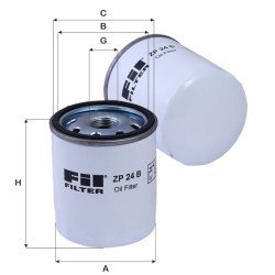 Fil Filter ZP 24 B Yağ Filtresi | IVECO / FIAT Referanslı