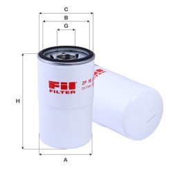 Fil Filter ZP 50 Yağ Filtresi | ISUZU / HITACHI Referanslı