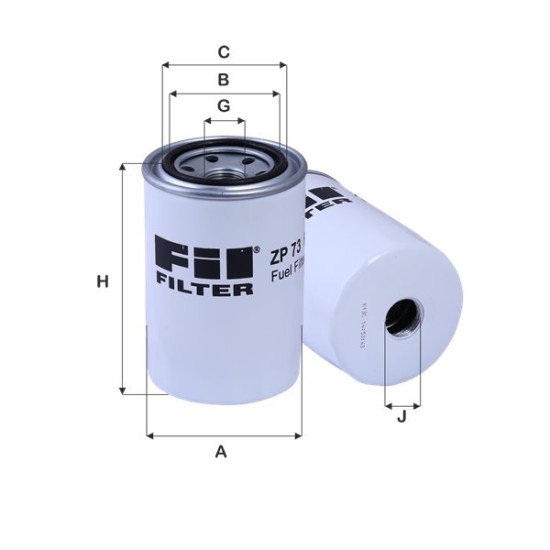 Fil Filter ZP 73 F Yakıt Filtresi | KIA / ISUZU Referanslı