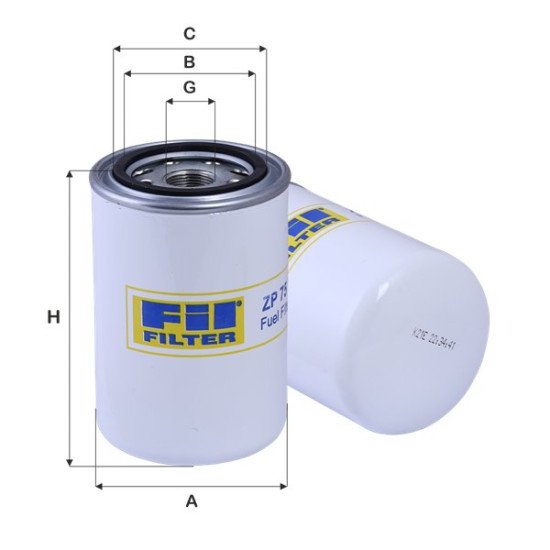 Fil Filter ZP 75 F Yakıt Filtresi | SCANIA / RENAULT TRUCKS (OKELIA) Referanslı