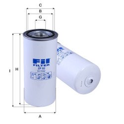 Fil Filter ZP 82 Yağ Filtresi | DEMAG MOBILE CRANES / SULLAIR Referanslı