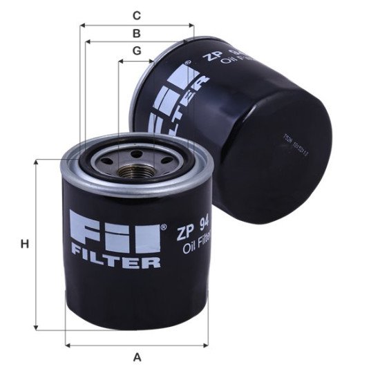 Fil Filter ZP 94 Yağ Filtresi | FORD / KUBOTA Referanslı