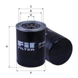 Fil Filter ZP 504 Yağ Filtresi | DAIHATSU / GENERAL MOTORS Referanslı
