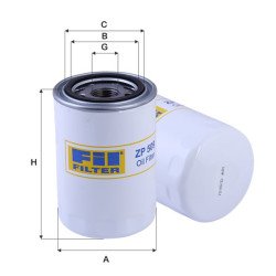 Fil Filter ZP 509 Yağ Filtresi | POCLAIN / CATERPILLAR Referanslı