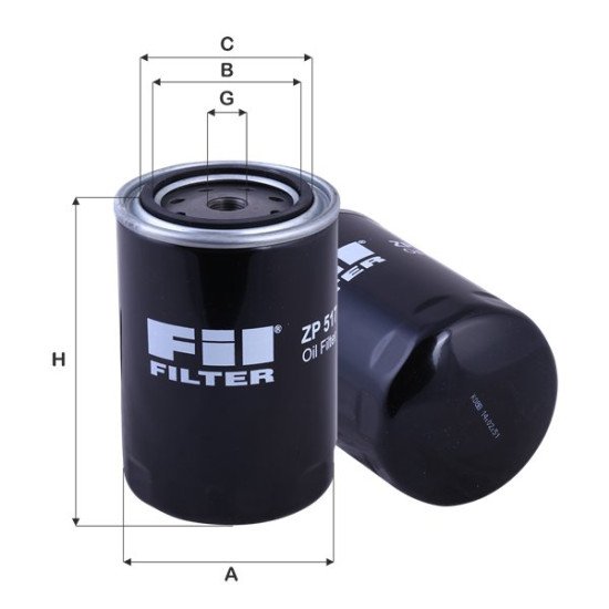 Fil Filter ZP 517 Yağ Filtresi | ISUZU / FIAT Referanslı Fil Filter ZP 517 Yağ Filtresi | ISUZU / FIAT Referanslı
