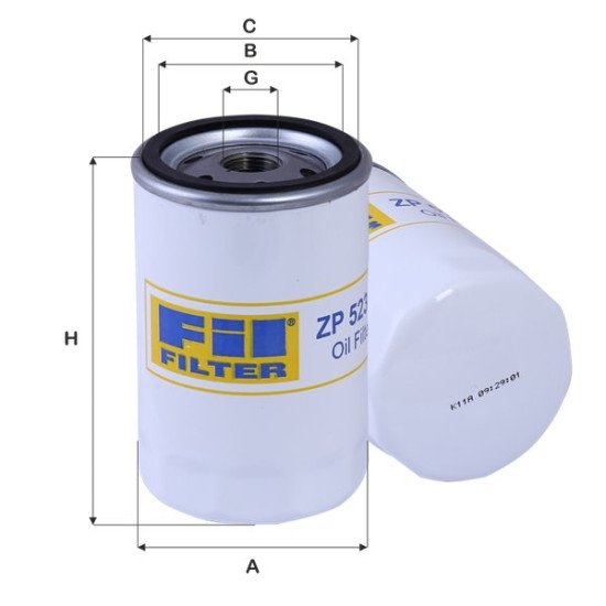 Fil Filter ZP 523 A2 Yağ Filtresi | VAG / FORD Referanslı Fil Filter ZP 523 A2 Yağ Filtresi | VAG / FORD Referanslı