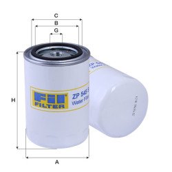 Fil Filter ZP 545 S Soğutma Maddesi Filtresi | CUMMINS / KOMATSU Referanslı