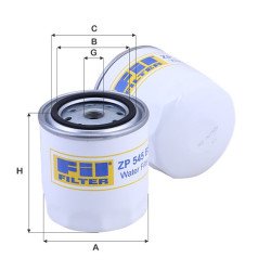 Fil Filter ZP 545 BS Soğutma Maddesi Filtresi | SCANIA / DOOSAN Referanslı