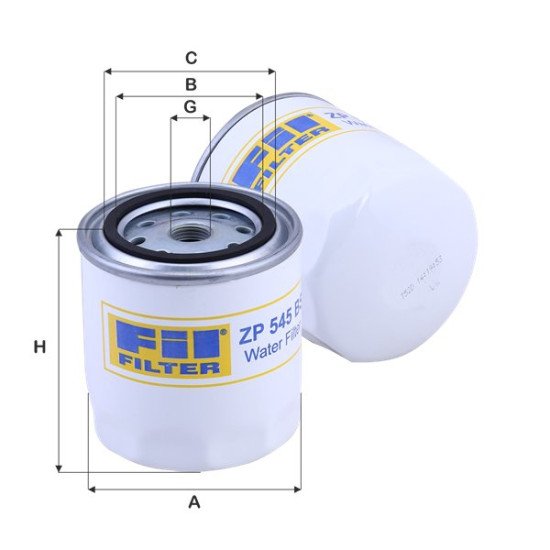 Fil Filter ZP 545 BS Soğutma Maddesi Filtresi | SCANIA / DOOSAN Referanslı