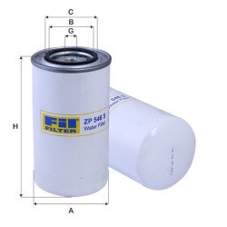 Fil Filter ZP 546 S Soğutma Maddesi Filtresi | KOMATSU / O&K (ORENSTEIN & KOPPEL) Referanslı