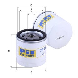 Fil Filter ZP 557 B Yağ Filtresi | FORD / GMC Referanslı