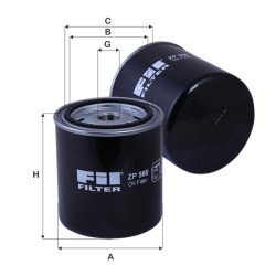 Fil Filter ZP 560 Yağ Filtresi | FORD / AC Referanslı