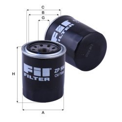 Fil Filter ZP 564 Yağ Filtresi | ISUZU Referanslı
