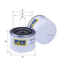 Fil Filter ZP 593 Yağ Filtresi | CHRYSLER / AMERICANMOTORS(FORD) Referanslı