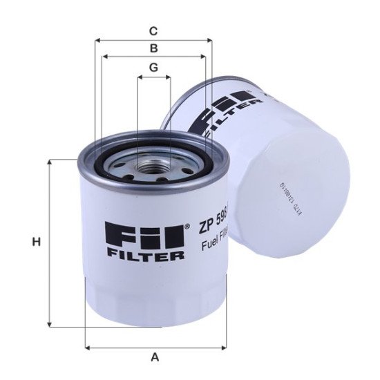 Fil Filter ZP 598 F Yakıt Filtresi | ISUZU / NISSAN Referanslı
