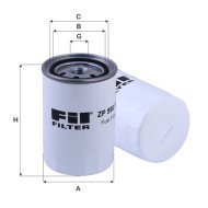 Fil Filter ZP 598 BF Yakıt Filtresi | KUBOTA / NISSAN Referanslı