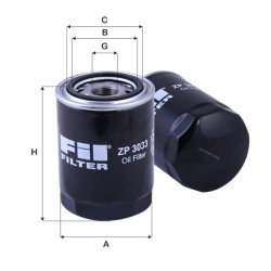 Fil Filter ZP 3033 Yağ Filtresi | NISSAN / FORD Referanslı