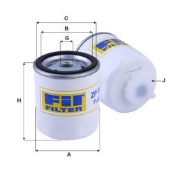 Fil Filter ZP 3037 F Yakıt Filtresi | VOLVO / CUMMINS Referanslı