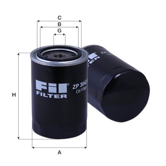 Fil Filter ZP 3042 A Yağ Filtresi | BUSCH / FORD Referanslı
