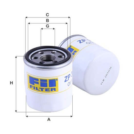 Fil Filter ZP 3046 Yağ Filtresi | RENAULT / JUNGHEINRICH Referanslı