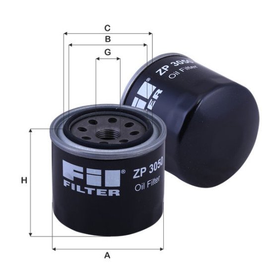 Fil Filter ZP 3050 Yağ Filtresi | NISSAN / FORD Referanslı