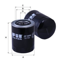 Fil Filter ZP 3056 Yağ Filtresi | VALMET / SPERRY NEW HOLLAND Referanslı