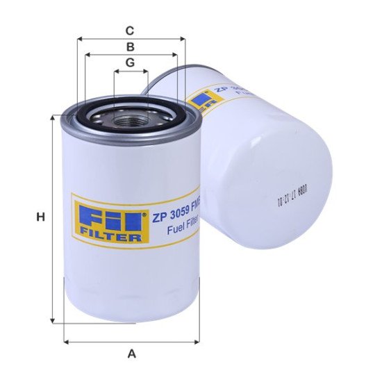 Fil Filter ZP 3059 FMB Yakıt Filtresi | SCANIA / YANMAR Referanslı