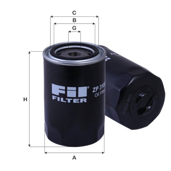 Fil Filter ZP 3105 Yağ Filtresi | VAG Referanslı