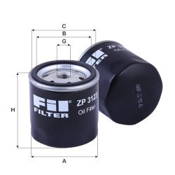 Fil Filter ZP 3123 Yağ Filtresi | TALBOT / FORD Referanslı