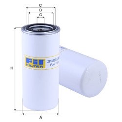 Fil Filter ZP 3207 AFMB Yakıt Filtresi | DEUTZ-FAHR / DYNAPAC Referanslı
