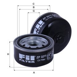 Fil Filter ZP 3211 Yağ Filtresi | MWM / VAG Referanslı