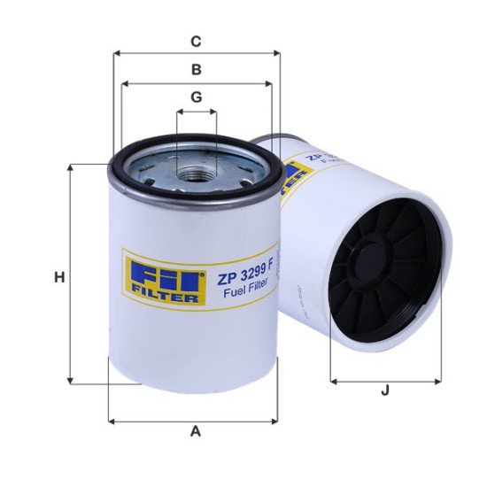 Fil Filter ZP 3299 F Yakıt Filtresi | VOLVO / RENAULT TRUCKS Referanslı