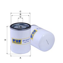Fil Filter ZP 3314 F Yakıt Filtresi | CARRIER-TRANSICOLD / VMC Referanslı