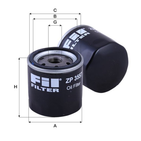 Fil Filter ZP 3557 Yağ Filtresi | FIAT / FORD Referanslı Fil Filter ZP 3557 Yağ Filtresi | FIAT / FORD Referanslı
