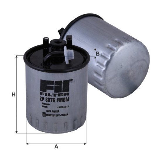 Fil Filter ZP 8076 FMBM Yakıt Filtresi | MERCEDES-BENZ / RENAULT TRUCKS (OKELIA) Referanslı