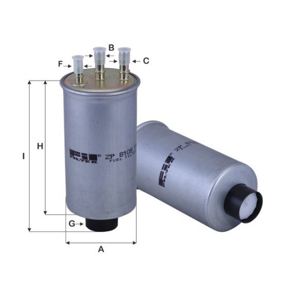 Fil Filter ZP 8105 FM Yakıt Filtresi | RENAULT Referanslı